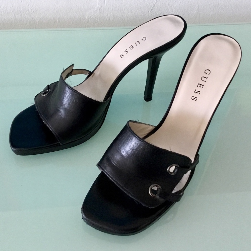GUESS Sexy Stiletto Platform Heels Made in Spain - Picture 1 of 8
